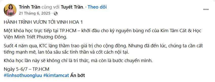 Phản hồi người tham dự