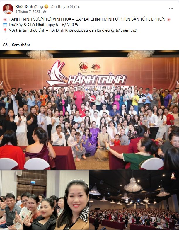 Phản hồi người tham dự