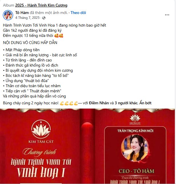 Bài đăng trước chương trình