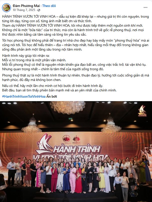 Phản hồi người tham dự