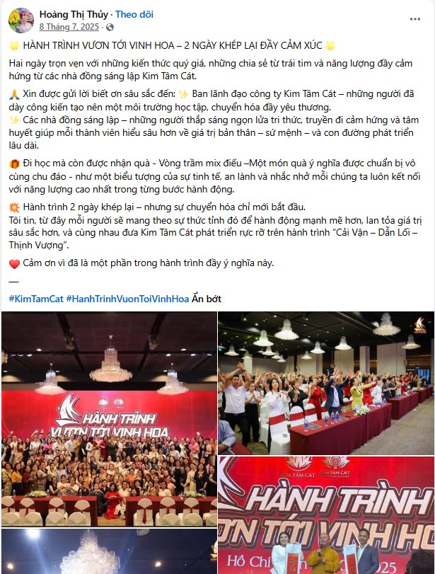 Phản hồi người tham dự
