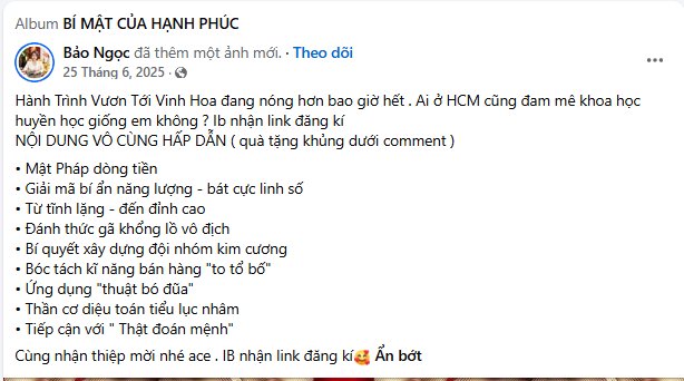 Bài đăng trước chương trình