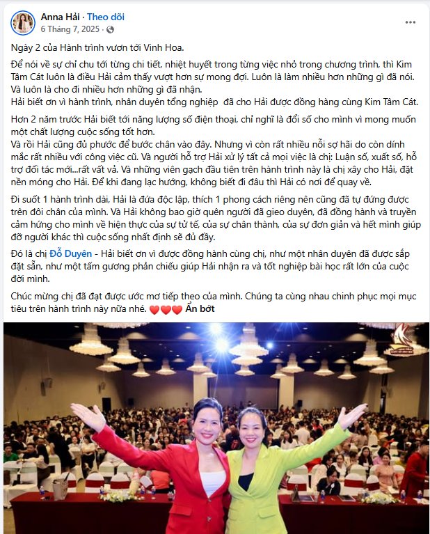 Phản hồi người tham dự